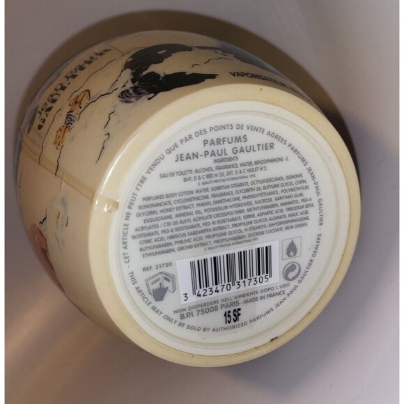 Jean Paul Gautier Canister Christmas Le Male Extra Large 9” x 5” Made in France - Picture 6 of 7